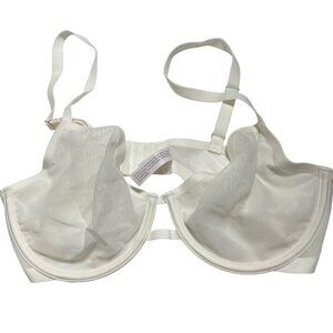 Auden 36C Smooth Unlined Comfort Wire Demi Bra White